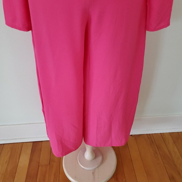 Boohoo jumpsuit Hot Pink Wide Leg - Picture 10 of 14